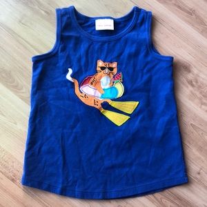 Hanna Andersson Super Cool Cat tank top.